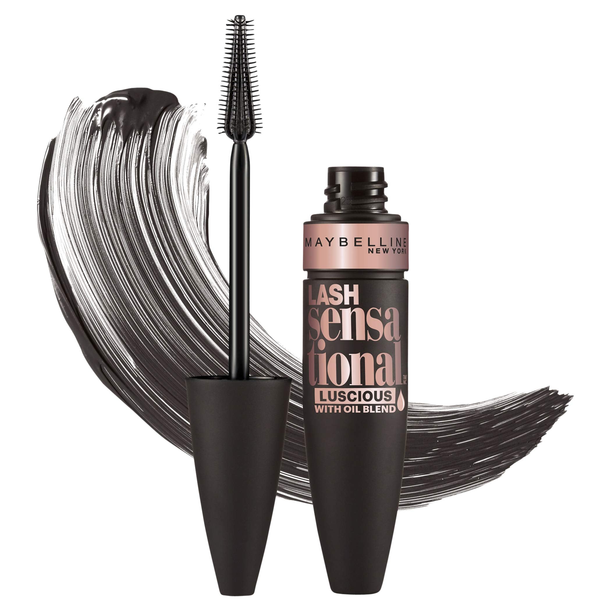 Maybelline Lash Sensational Luscious Washable Mascara, Very Black