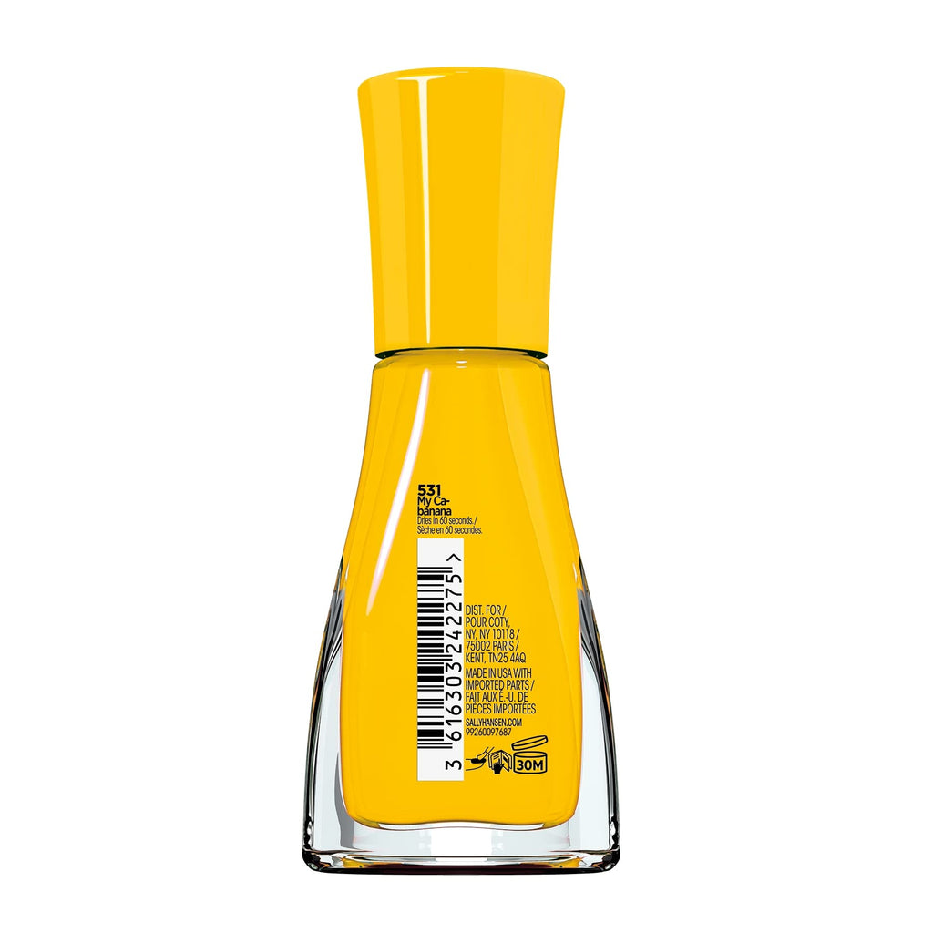 Sally Hansen Insta-Dri Nail Polish - City Chic Collection - My Ca-banana - 0.31 fl oz, Case of 72