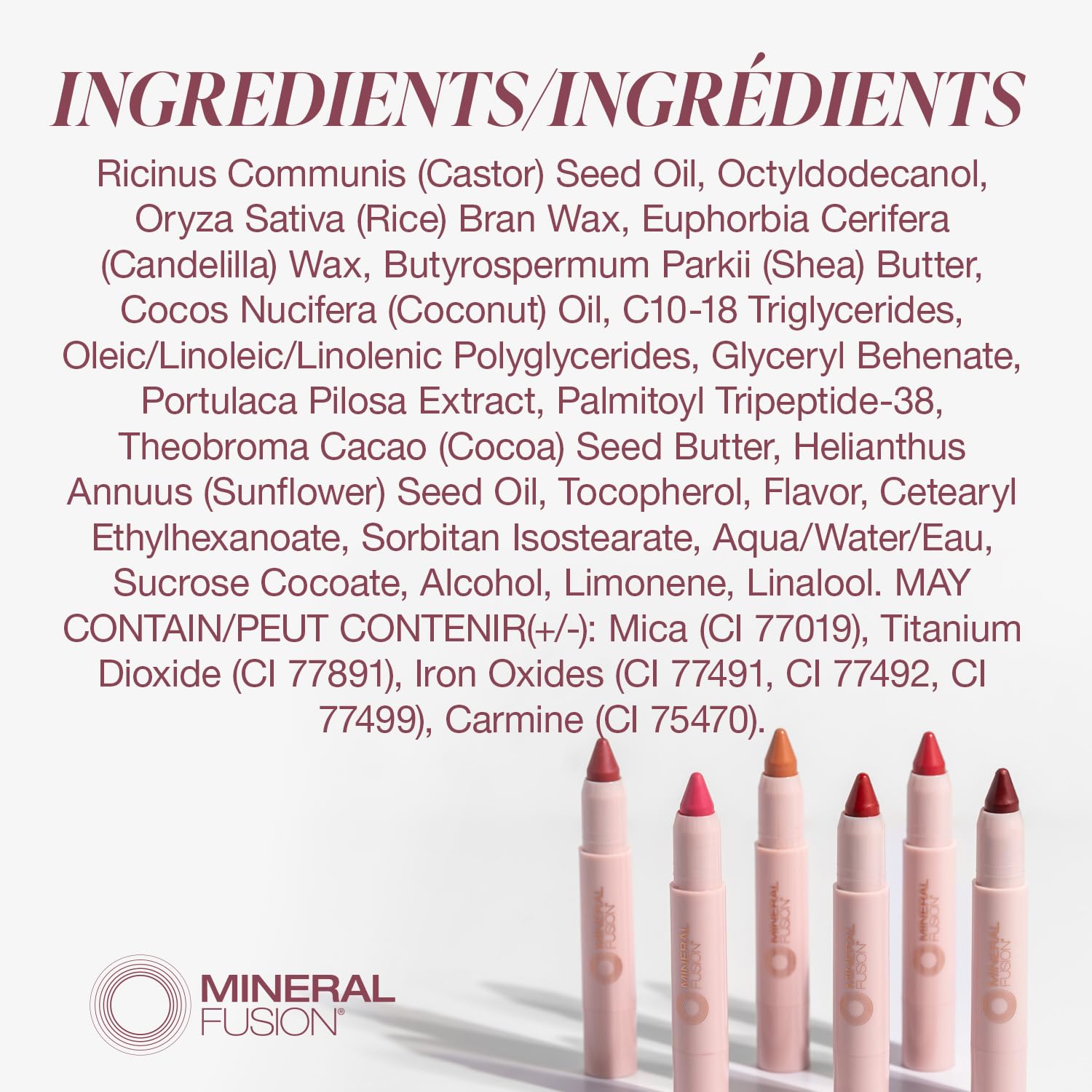 Mineral Fusion Sheer Moisture Lip Tint, Buildable Lip Color, Hydrating Lip Balm with Jojoba Oil, Shea Butter & More, Hydrates & Nourishes, FD&C Dye-Free & Hypoallergenic