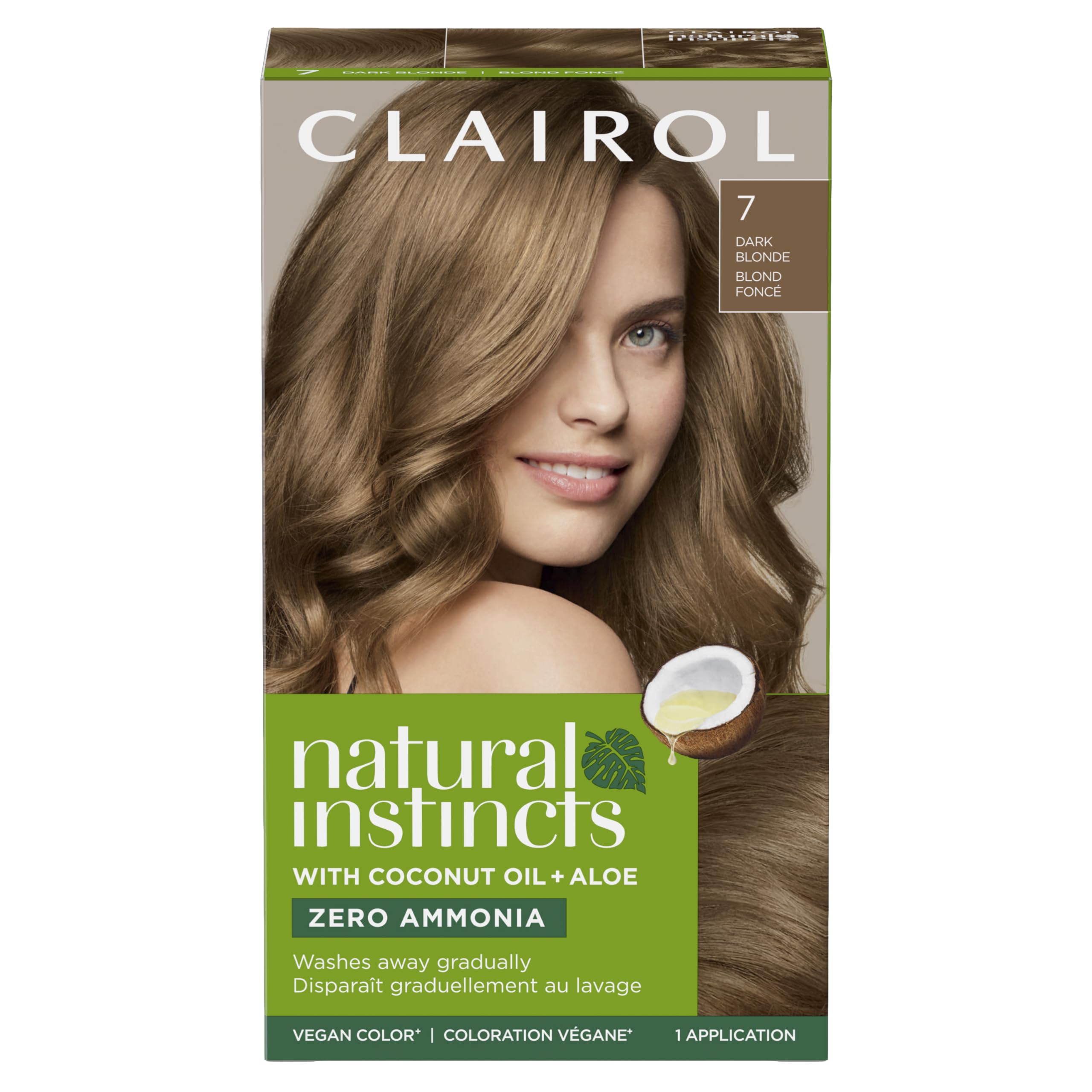 Clairol Natural Instincts Demi-Permanent Hair Dye, Healthy-Looking Blonde Hair Color with Zero Ammonia