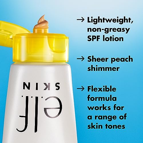 e.l.f. SKIN Suntouchable Whoa Glow SPF 30, Sunscreen & Makeup Primer For A Glowy Finish, Made With Hyaluronic Acid, Vegan & Cruelty-Free