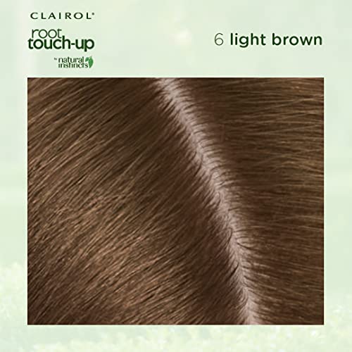 Clairol Root Touch-Up by Natural Instincts Permanent Hair Dye for Naturally Blended Roots with 100% Gray Coverage