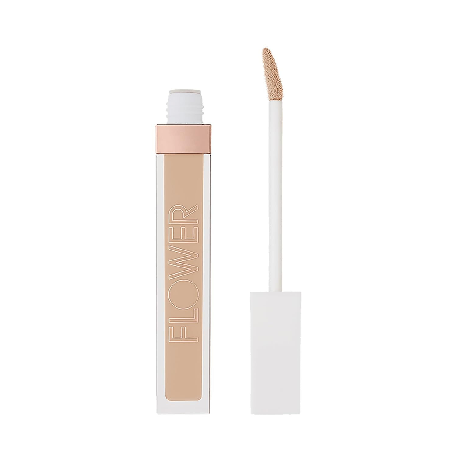 FLOWER BEAUTY By Drew Barrymore Light Illusion Full Coverage Concealer - Diffuse Dark Under Eye Circles + Blurs Blemishes Weightless Formula Crease Proof Makeup
