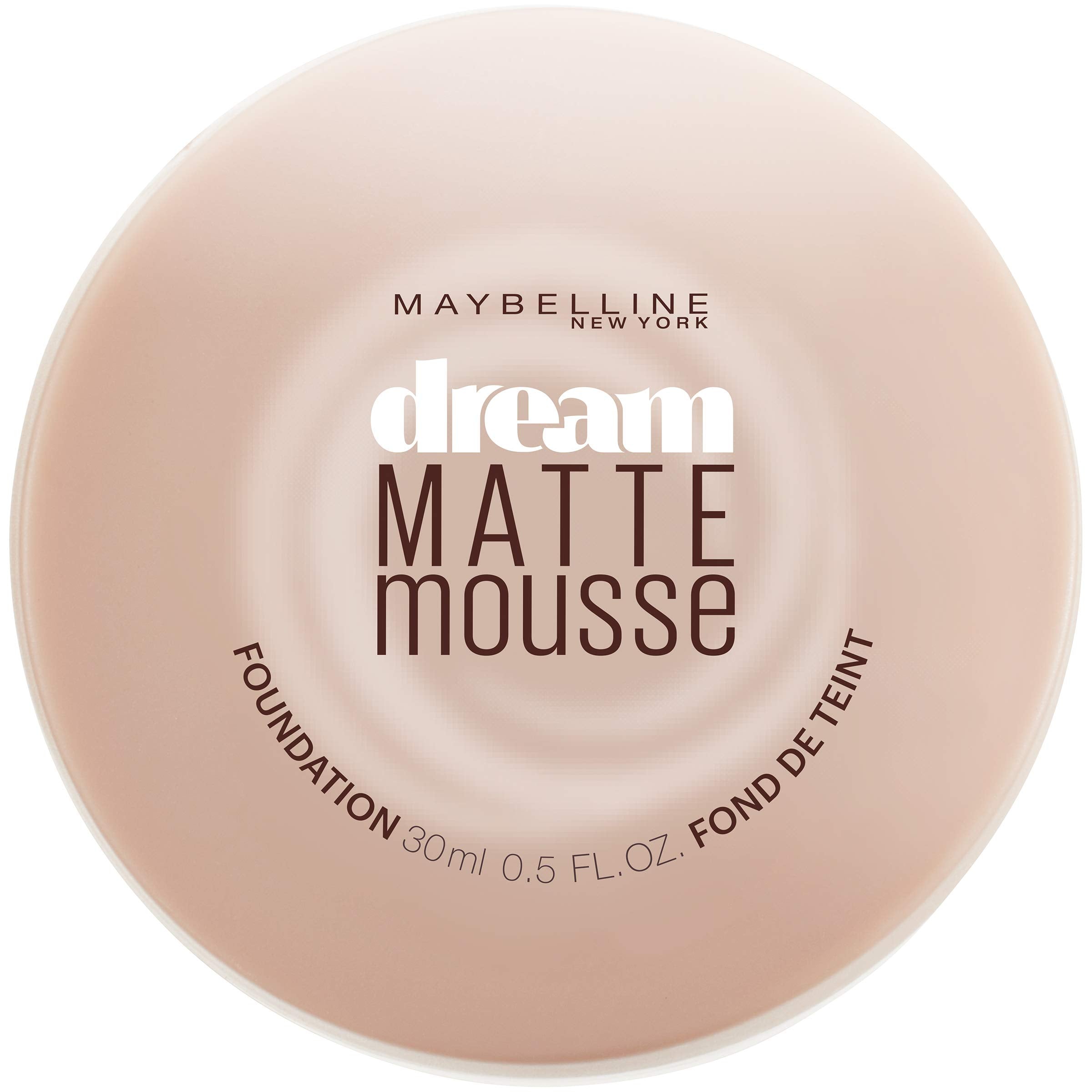 Maybelline Dream Matte Mousse Foundation, Classic Ivory, 0.64 Fl Oz (Pack of 1)