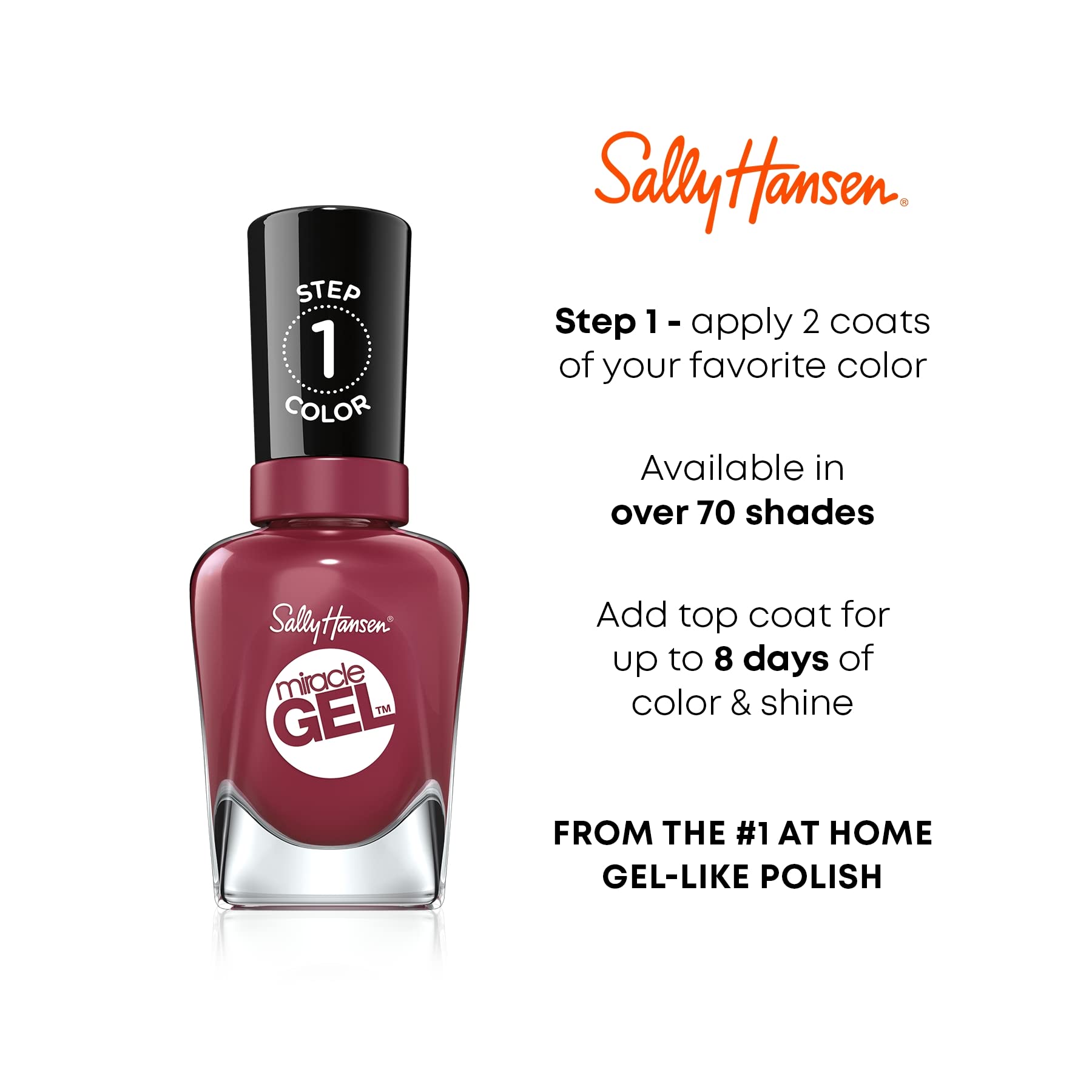 Sally Hansen Miracle Gel Neons Collection Worth Melting For, Case Pack of 72