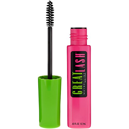 Maybelline New York Great Lash Washable Mascara Makeup, Blackest Black, 2 Count