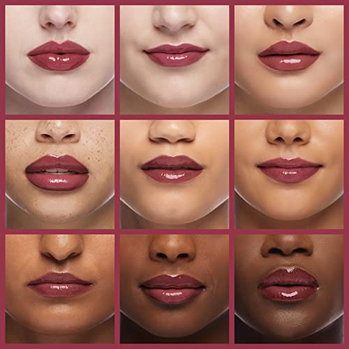 Rimmel Stay Plumped Lip Gloss, 501 Raspberry Sundae, Shelf Pack of 2