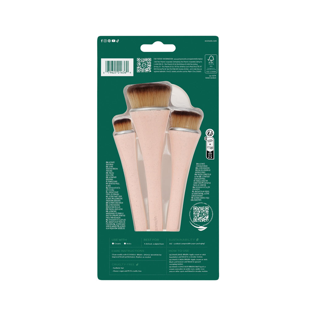 EcoTools Ecotools 3 Makeup Set Brushes