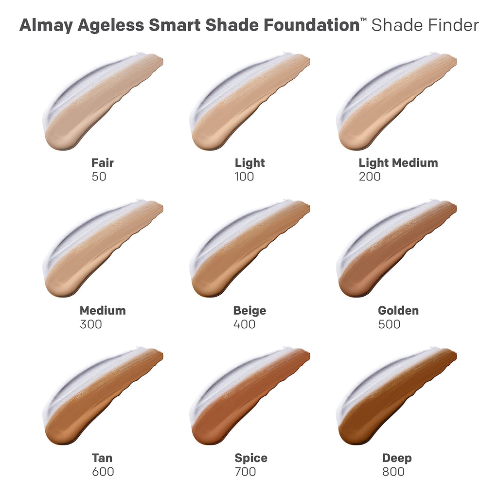 Anti-Aging Foundation by Almay, Smart Shade Face Makeup with Hyaluronic Acid