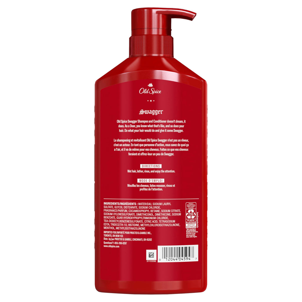 Old Spice Shampoo Conditioner Swagger for Men 2 Fl Oz
