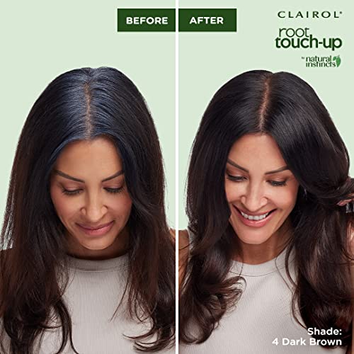 Clairol Root Touch-Up by Natural Instincts Permanent Hair Dye for Naturally Blended Roots with 100% Gray Coverage