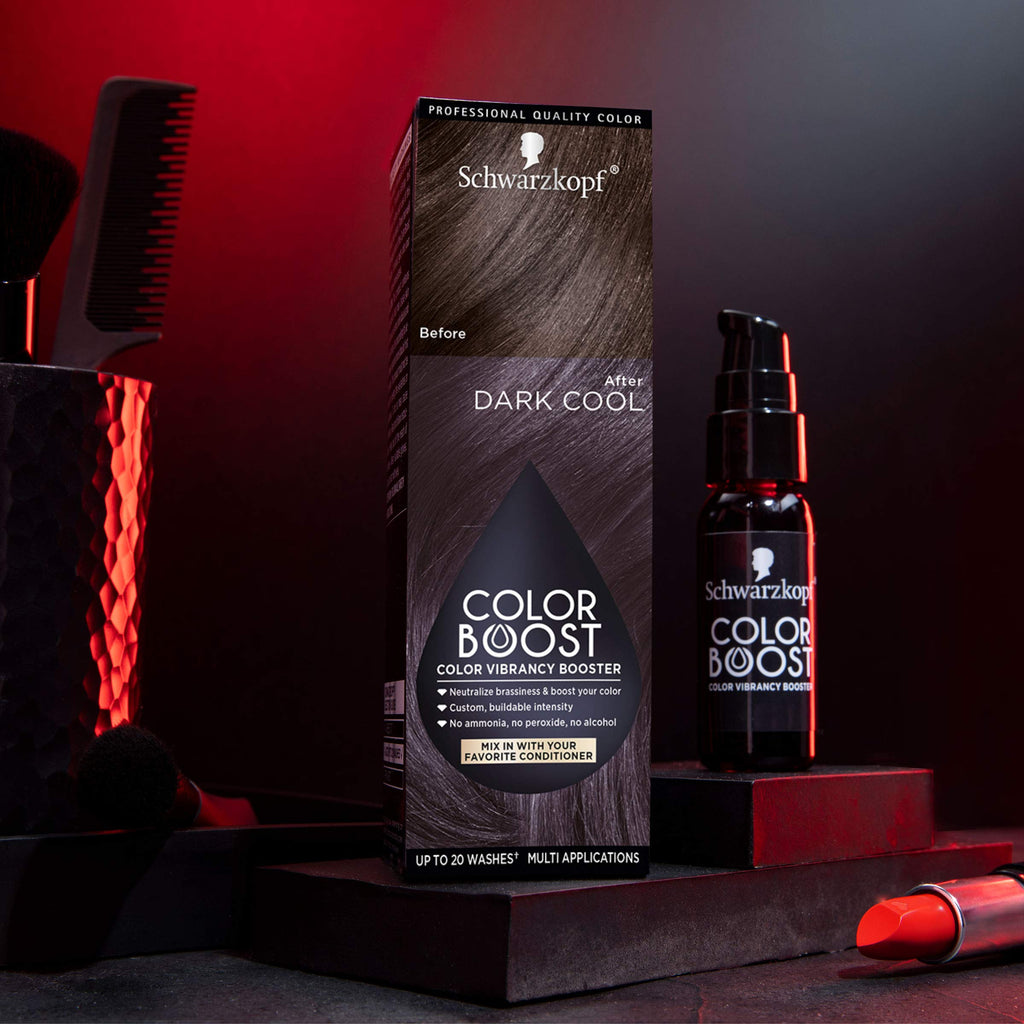 Schwarzkopf Color Boost Color Vibrancy Booster, Dark Cool, Dark Cool