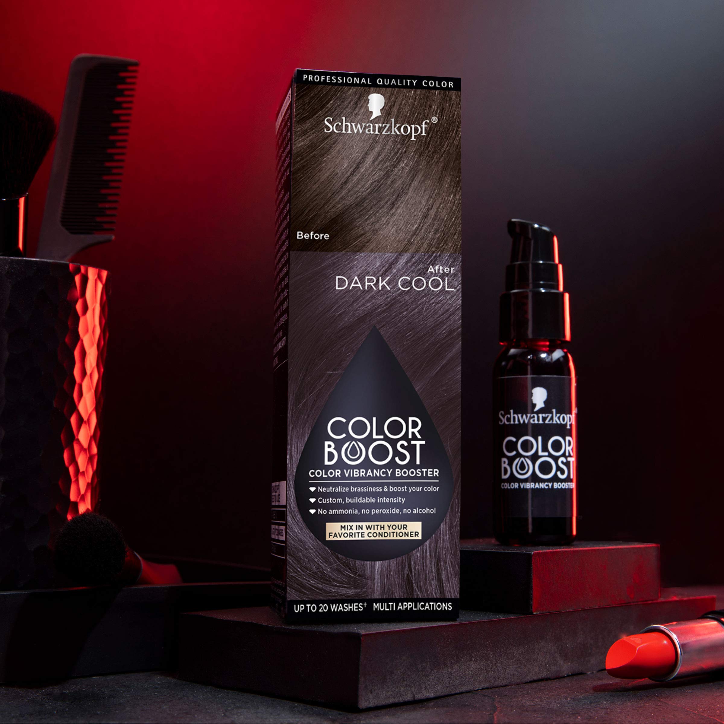 Schwarzkopf Color Boost Color Vibrancy Booster, Dark Cool, Dark Cool
