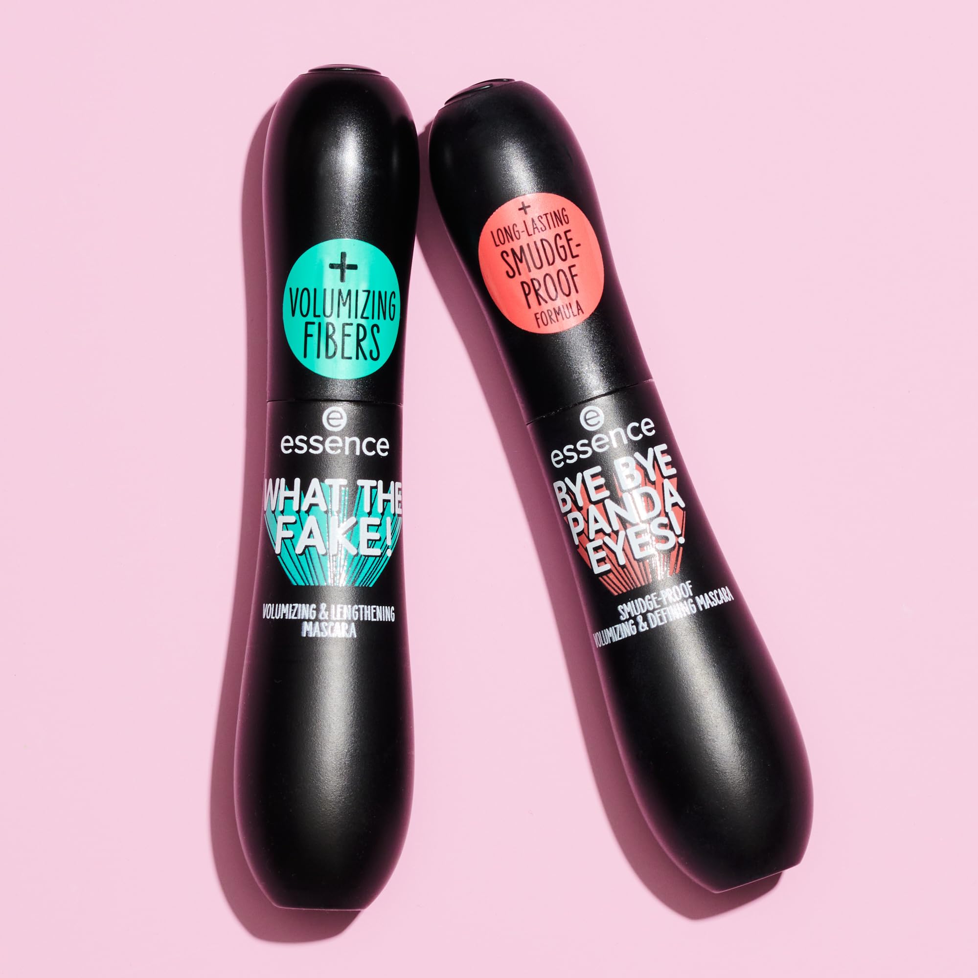 essence | What the Fake! Volumizing & Lengthening Fiber Mascara | Paraben Free | Cruelty Free