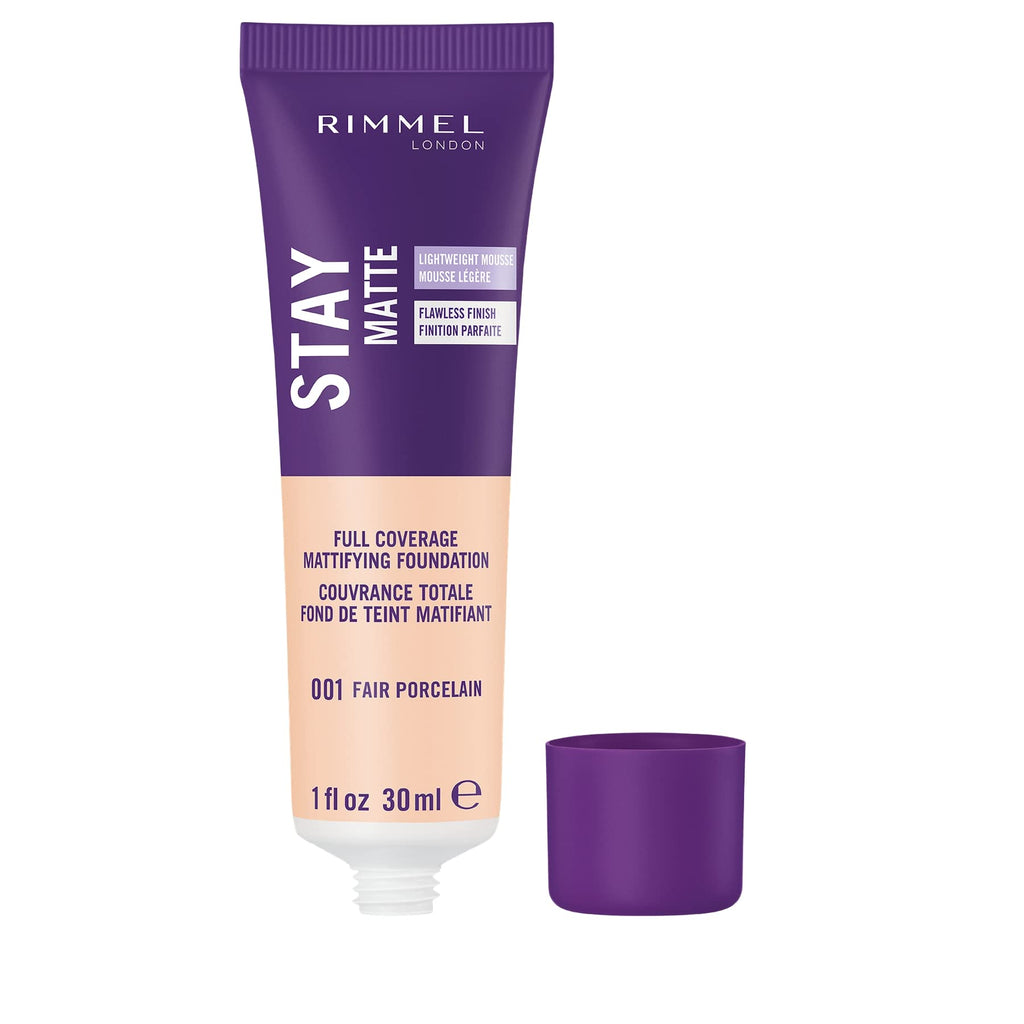 Rimmel Stay Matte Foundation Soft Beige 1 Fluid Ounce Bottle Soft Matte Powder Finish Foundation for a Naturally Flawless Look