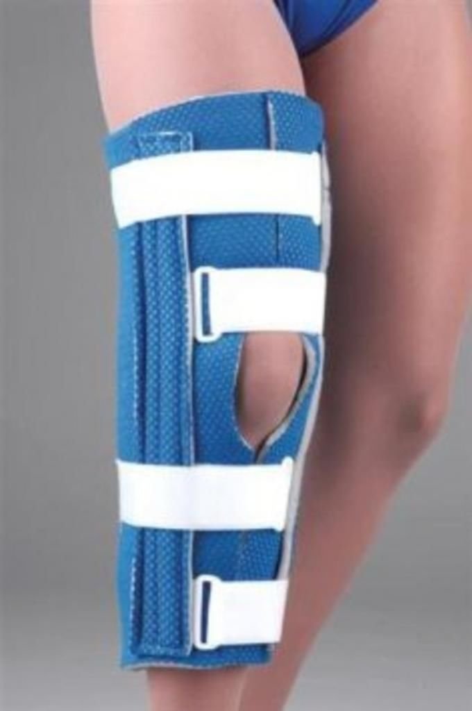 Cutaway Knee Immobilizer, 20“ Universal Blue