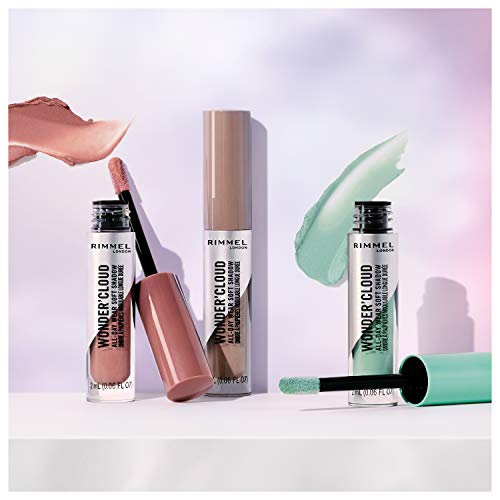 Rimmel Wonder'Cloud Eyeshadow, 001 Honey Drop, Shelf Pack of 3