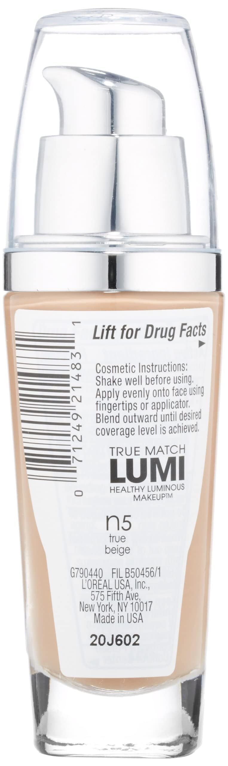 L'Oreal Paris True Match Lumi Healthy Luminous Makeup Medium Coverage