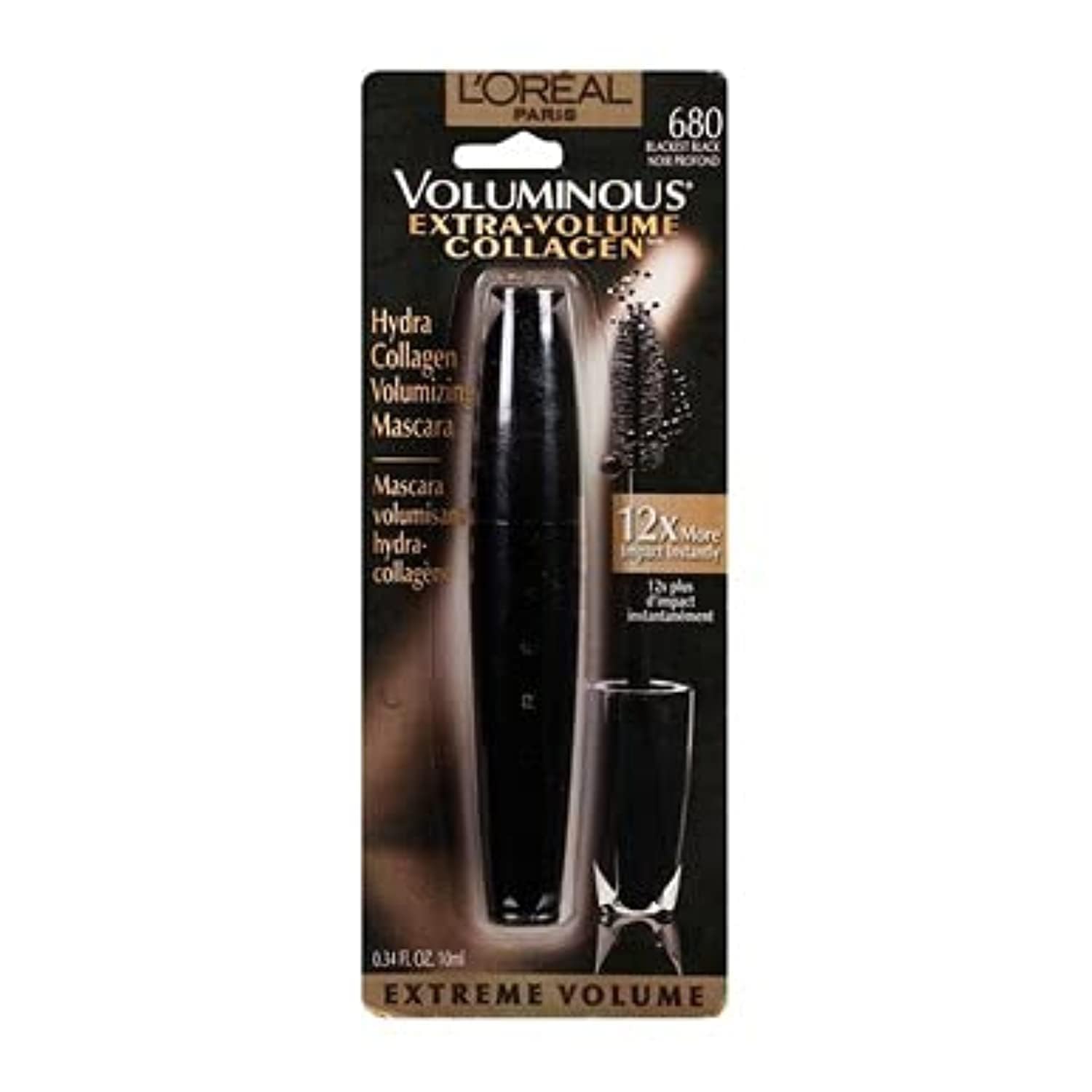L'Oreal Paris Makeup Voluminous Extra Volume Collagen Plumping Mascara