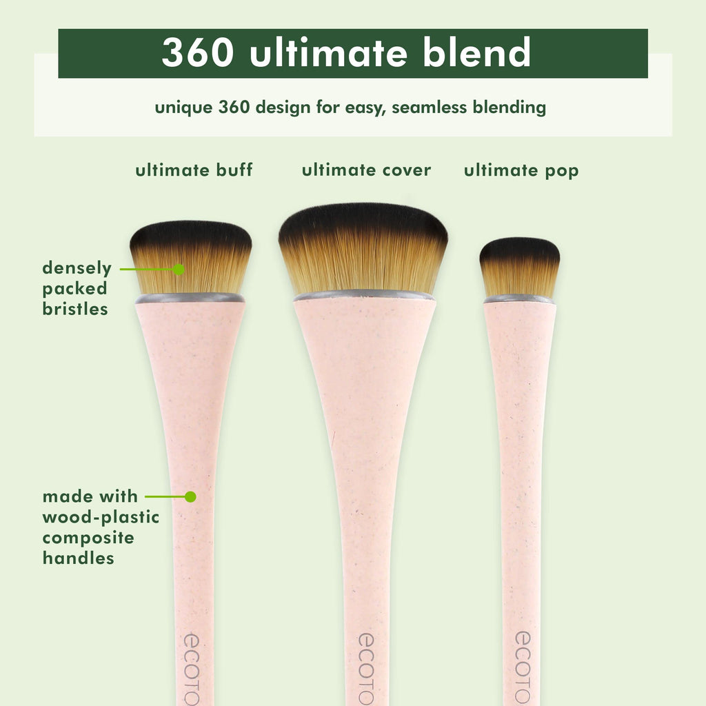 EcoTools Ecotools 3 Makeup Set Brushes