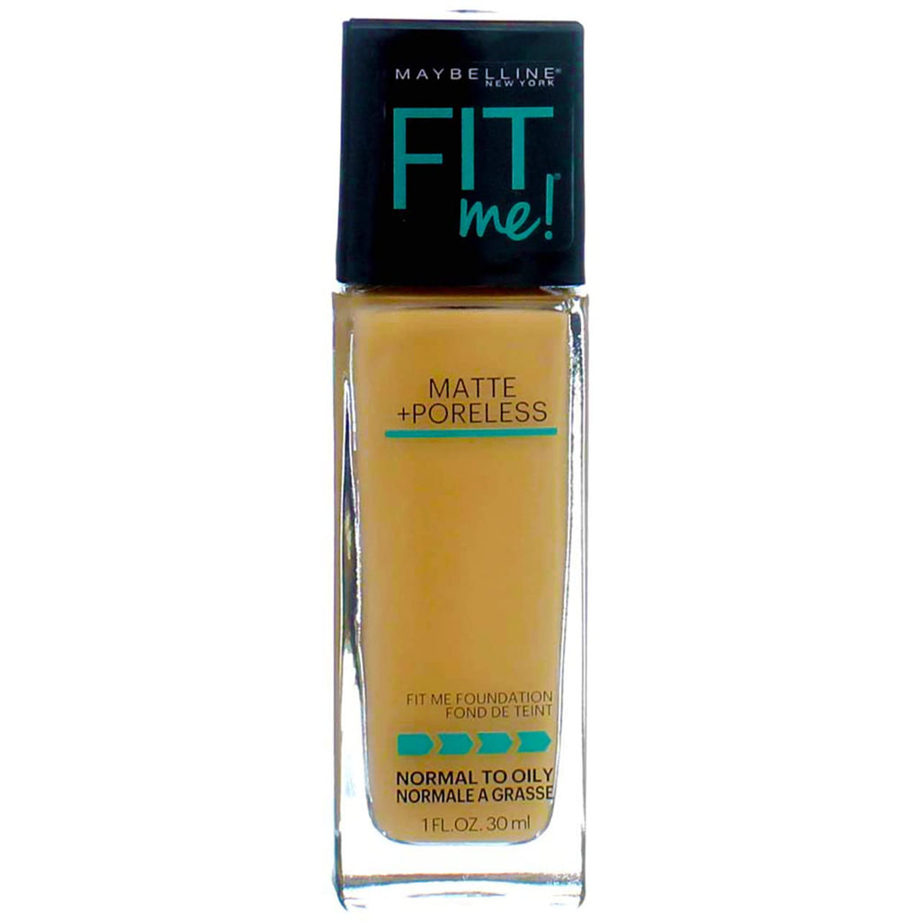 MAYBELLINE Fit Me Matte + Poreless Liquid Foundation Makeup,