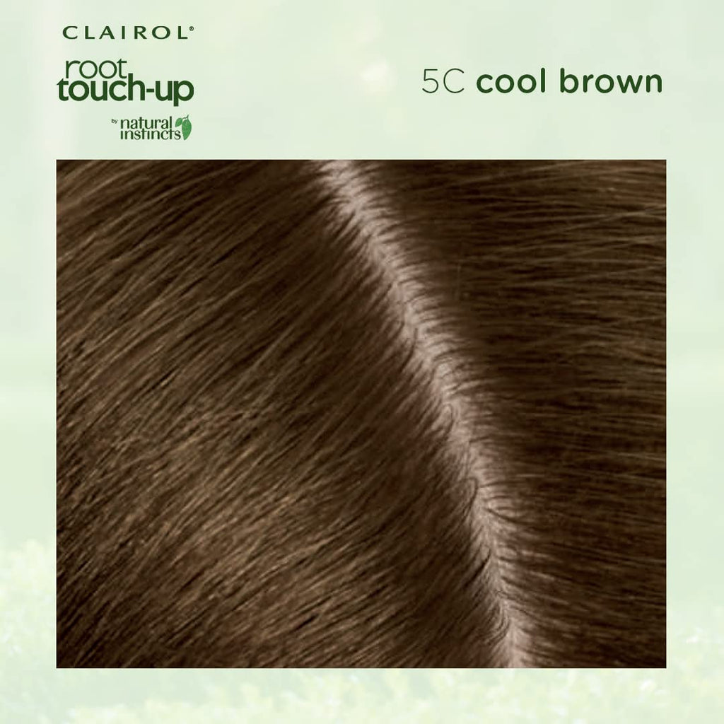 Clairol Root Touch-Up by Natural Instincts Permanent Hair Dye for Naturally Blended Roots with 100% Gray Coverage