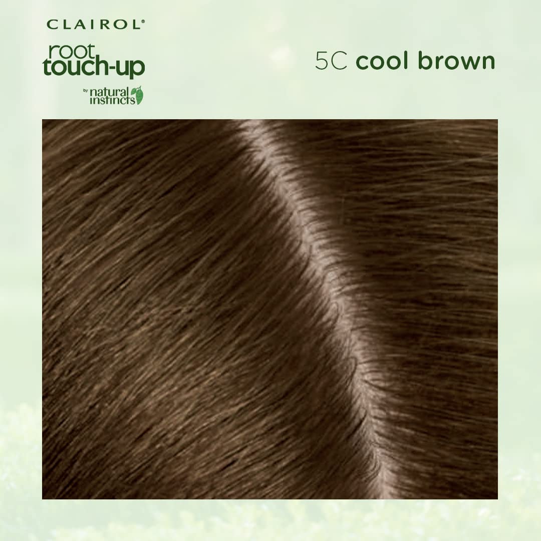 Clairol Root Touch-Up by Natural Instincts Permanent Hair Dye for Naturally Blended Roots with 100% Gray Coverage