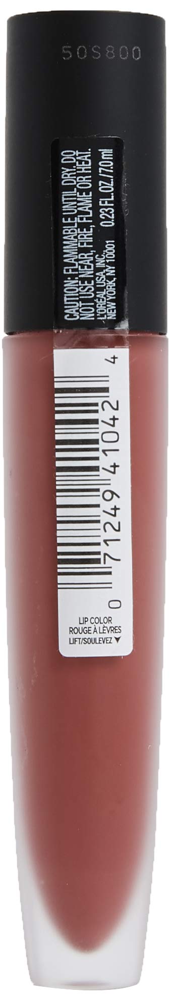 L'Oréal Paris Makeup Rouge Signature, Lasting Matte Lip Stain, Ultra Lightweight, Ultra Comfortable, High Pigment Color, Precise Applicator Shapes & Lines Lips
