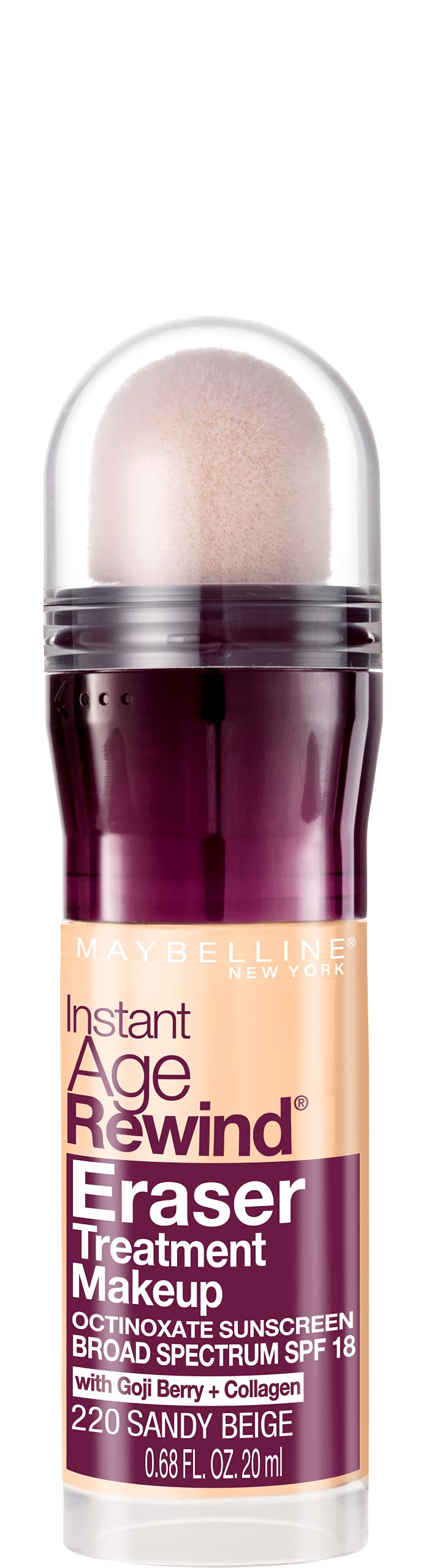 Maybelline New York Instant Age Rewind Eraser Dark Spot Concealer Plus Treatment, 0.2 Fluid Ounce