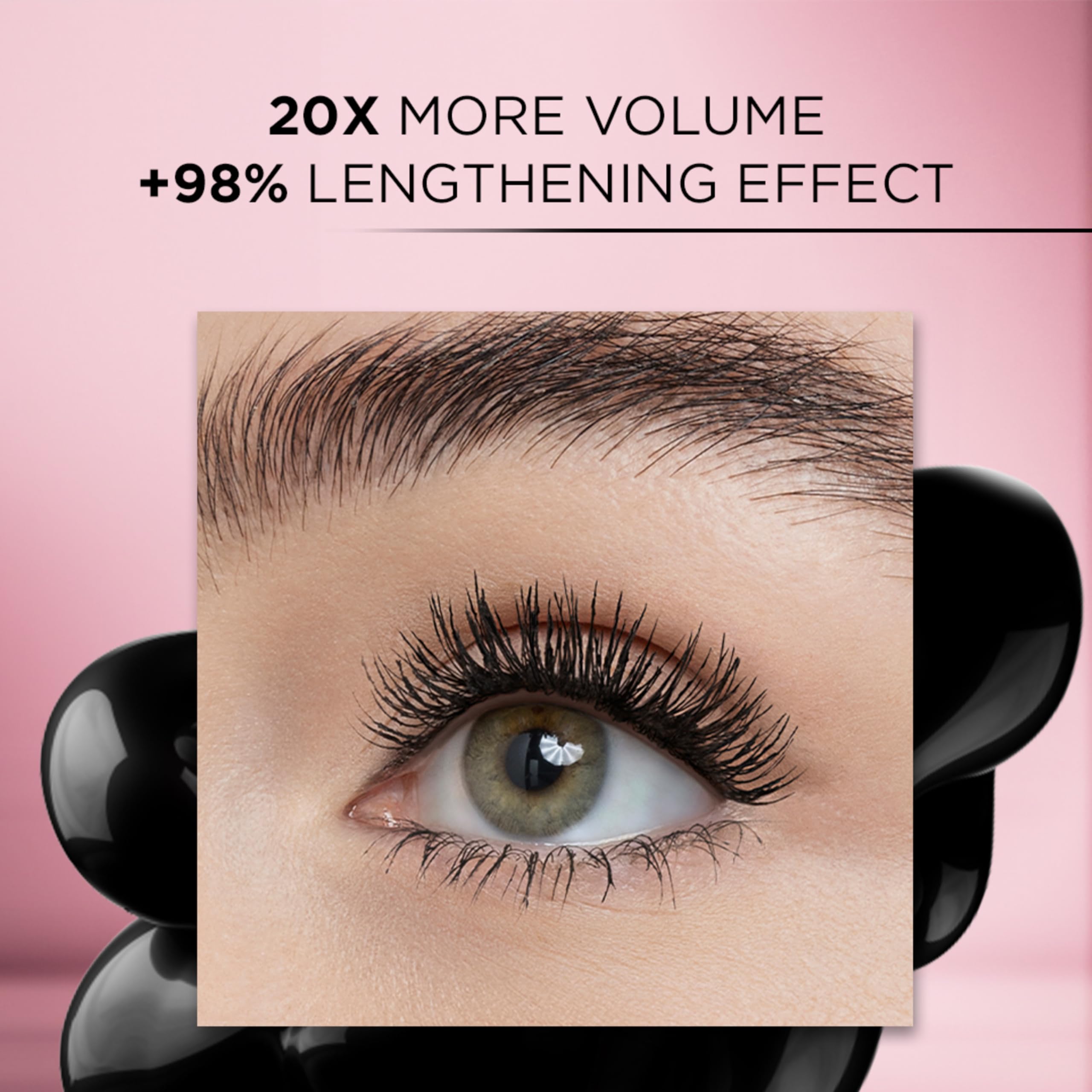 L’Oréal Paris Voluminous Makeup Lash Paradise Mascara, Washable