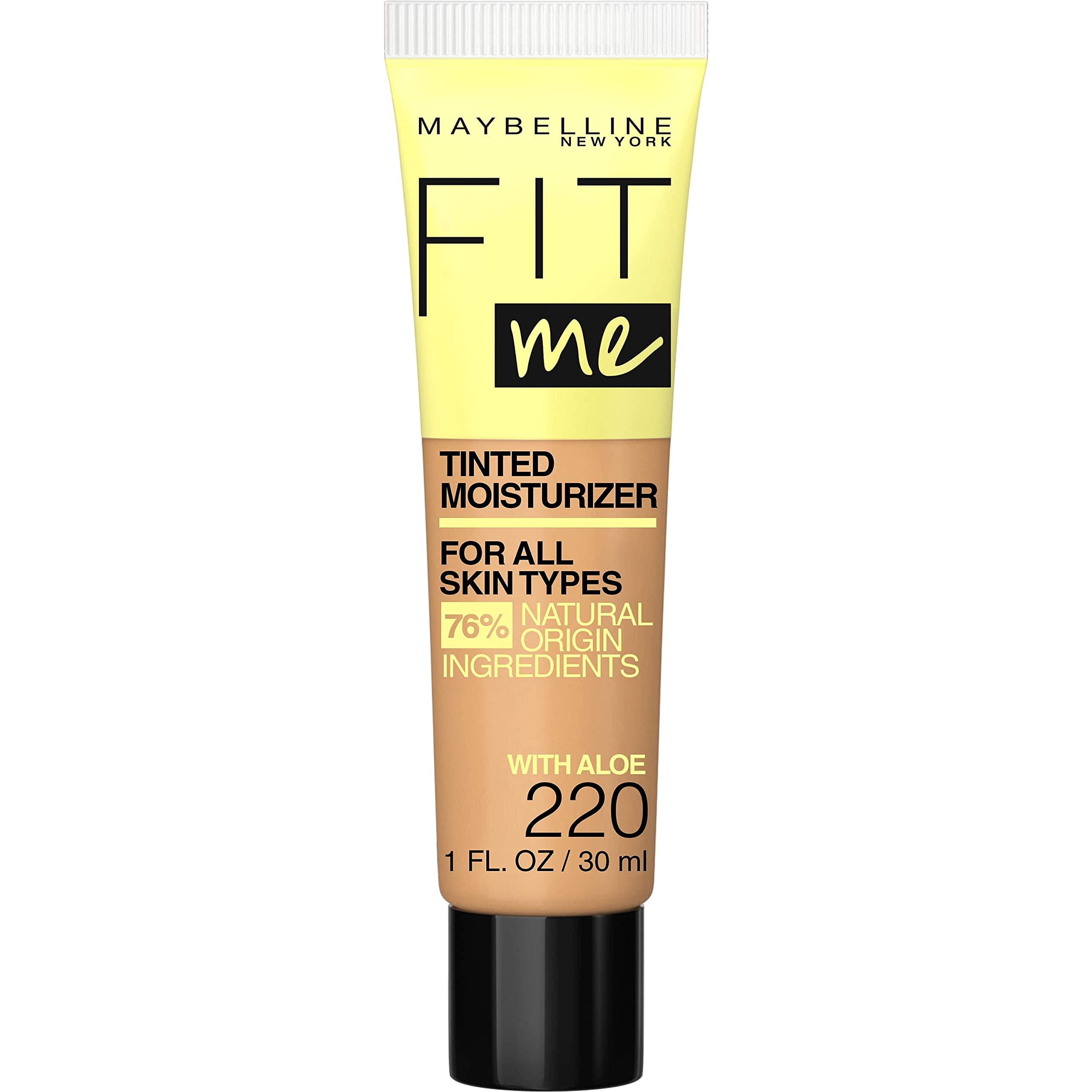 Maybelline fit me tinted moisturizer liquid face tube all skin types