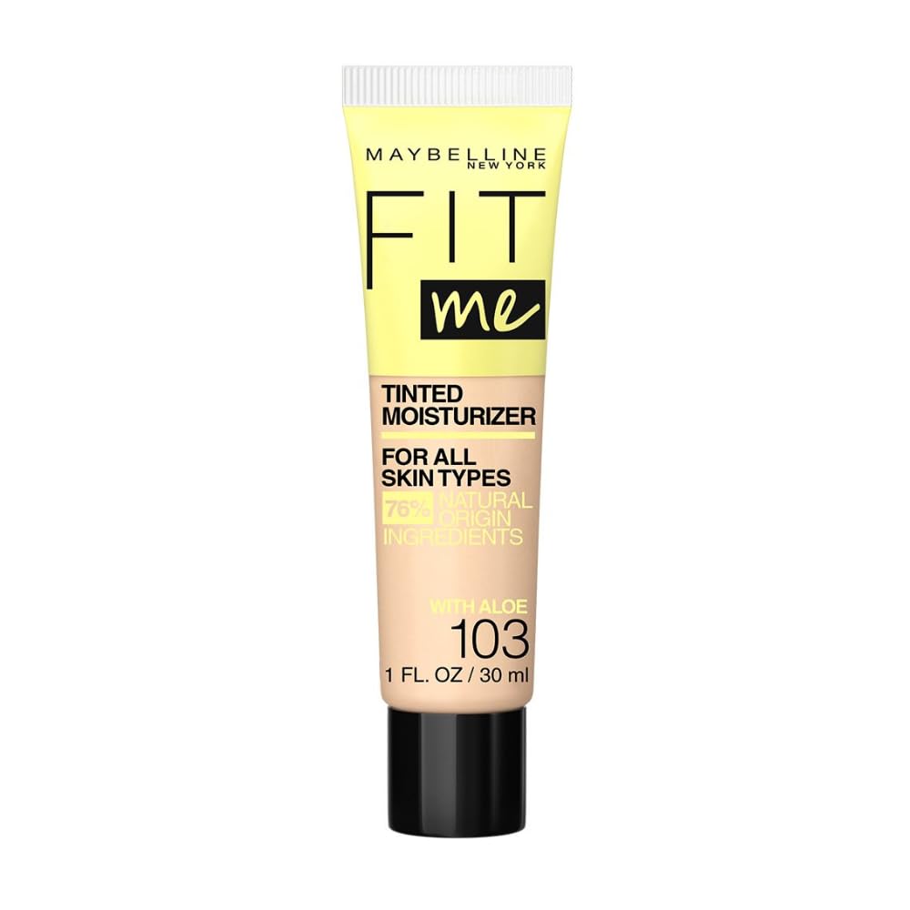 Maybelline fit me tinted moisturizer liquid face tube all skin types