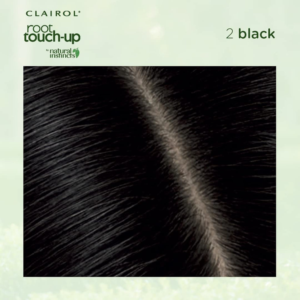 Clairol Root Touch-Up by Natural Instincts Permanent Hair Dye for Naturally Blended Roots with 100% Gray Coverage