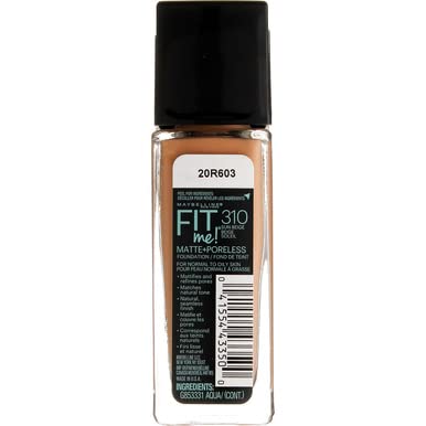 MAYBELLINE Fit Me Matte + Poreless Liquid Foundation Makeup