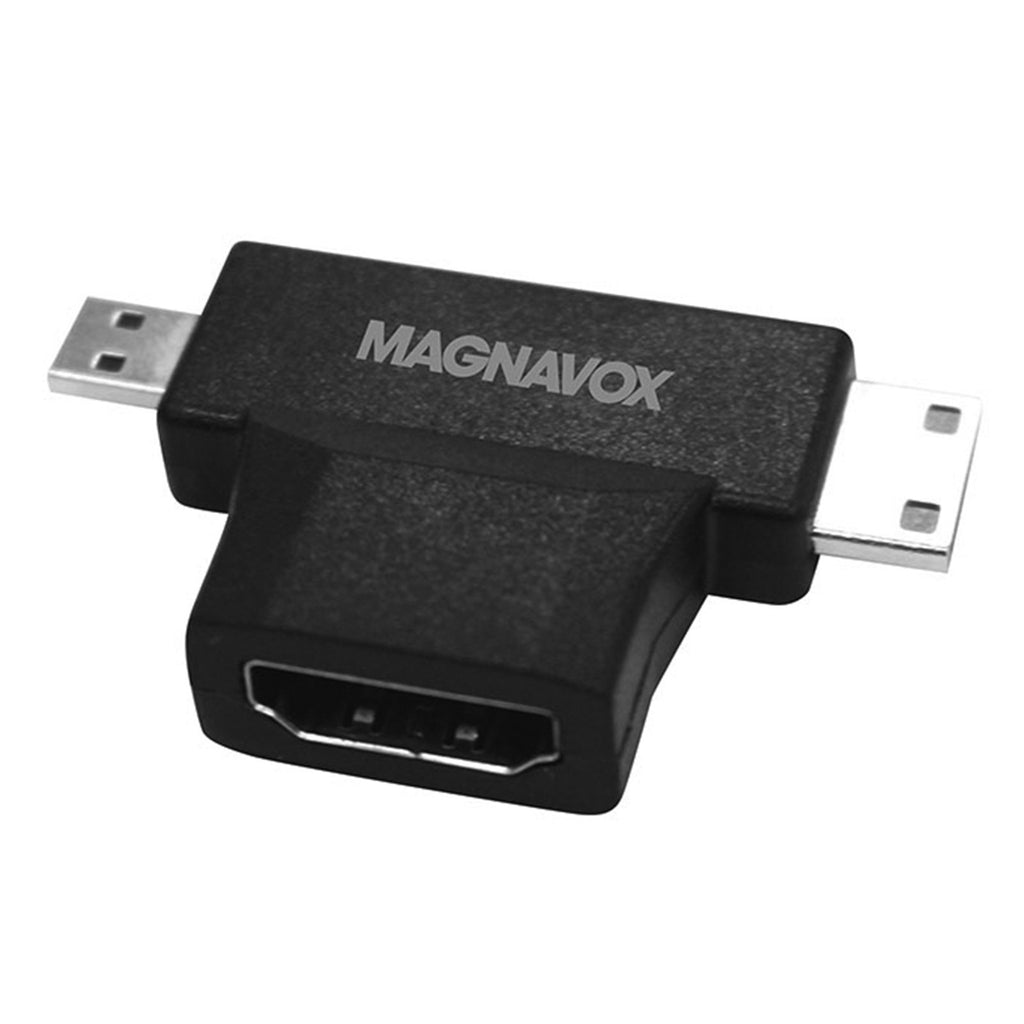 Magnavox HDMI Micro and Mini Adapter Cable Cord Connector for HD Camcorders/Cameras/Mobiles
