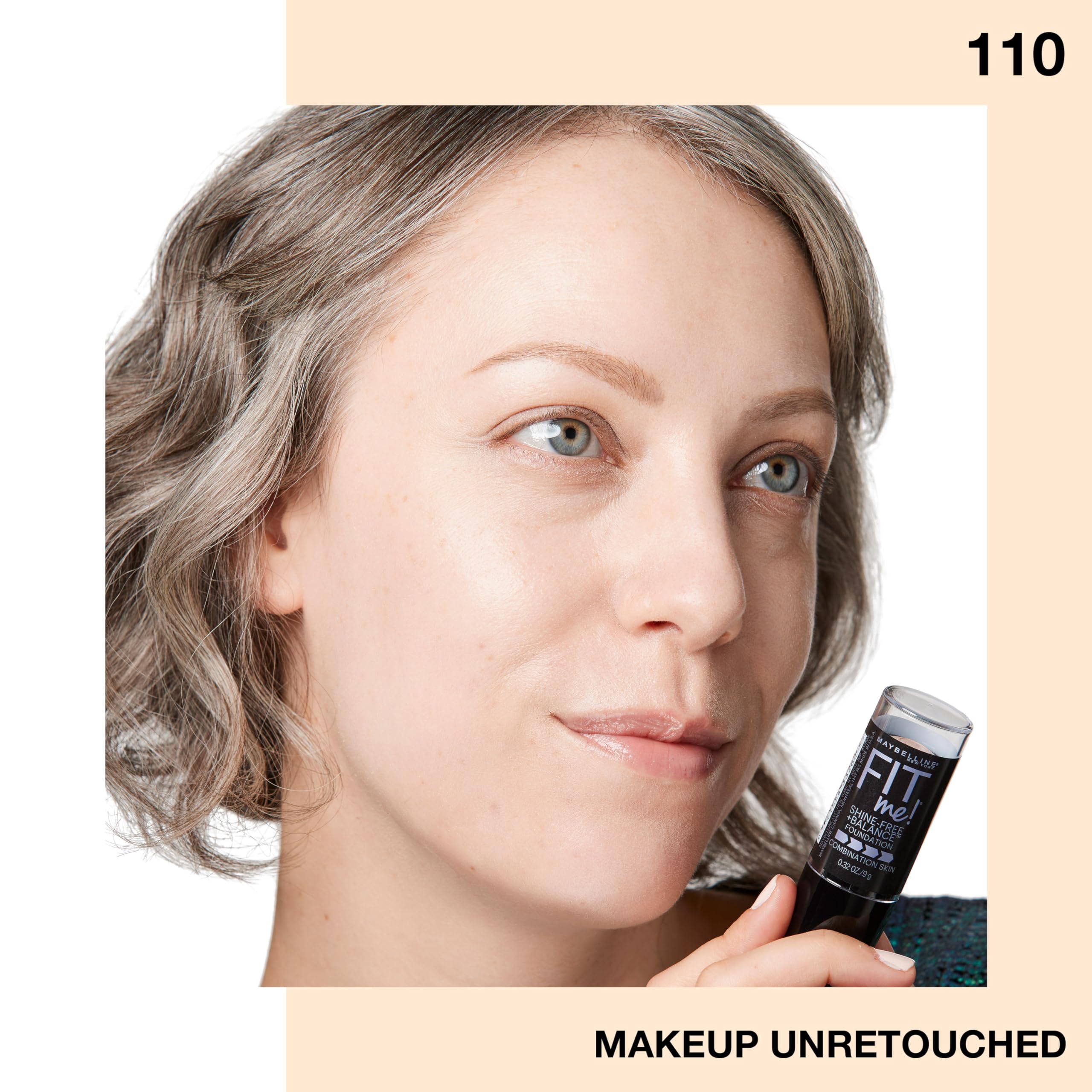 Maybelline New York Fit Me Shine-Free + Balance Stick Foundation 0.32 oz.