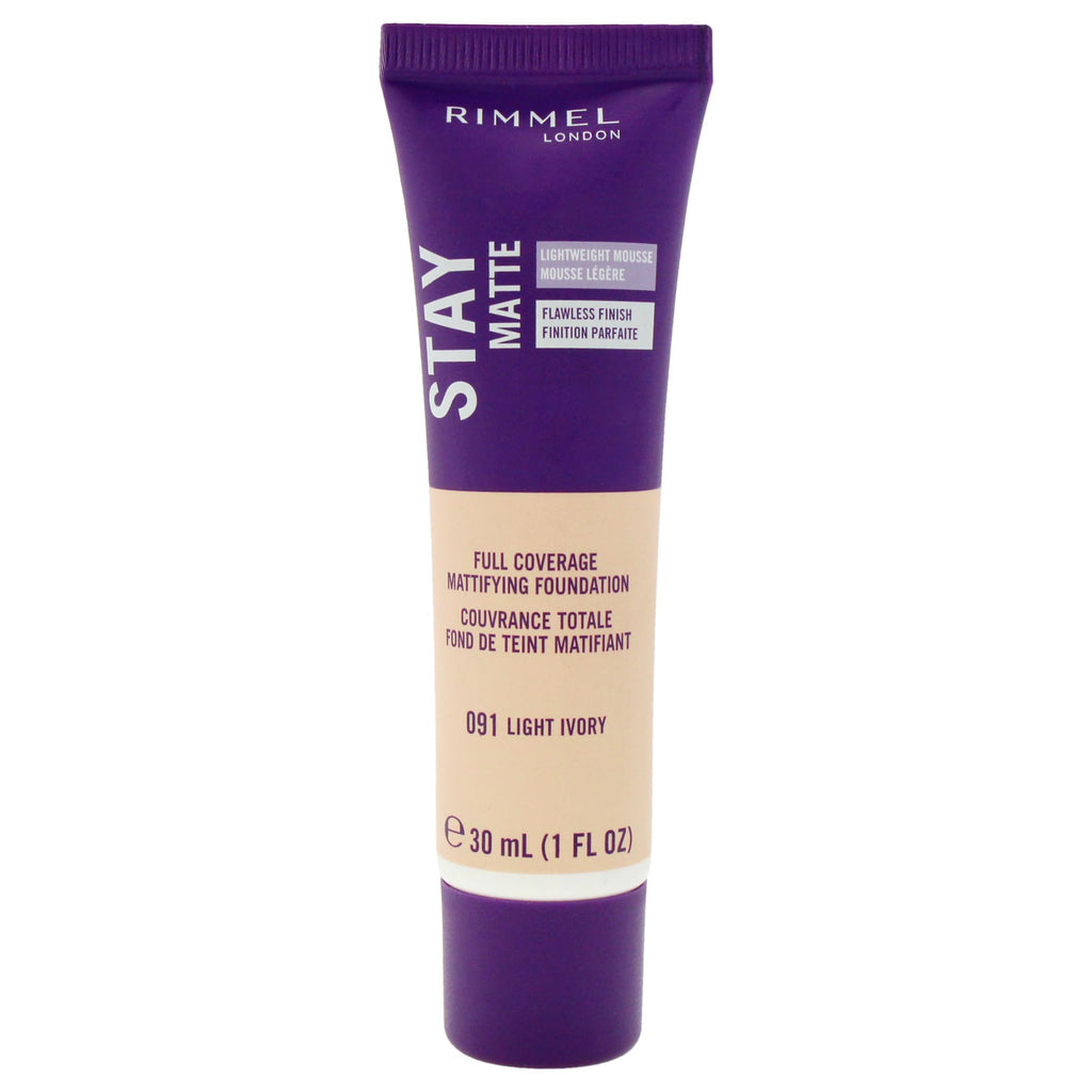 Rimmel Stay Matte Foundation Soft Beige 1 Fluid Ounce Bottle Soft Matte Powder Finish Foundation for a Naturally Flawless Look