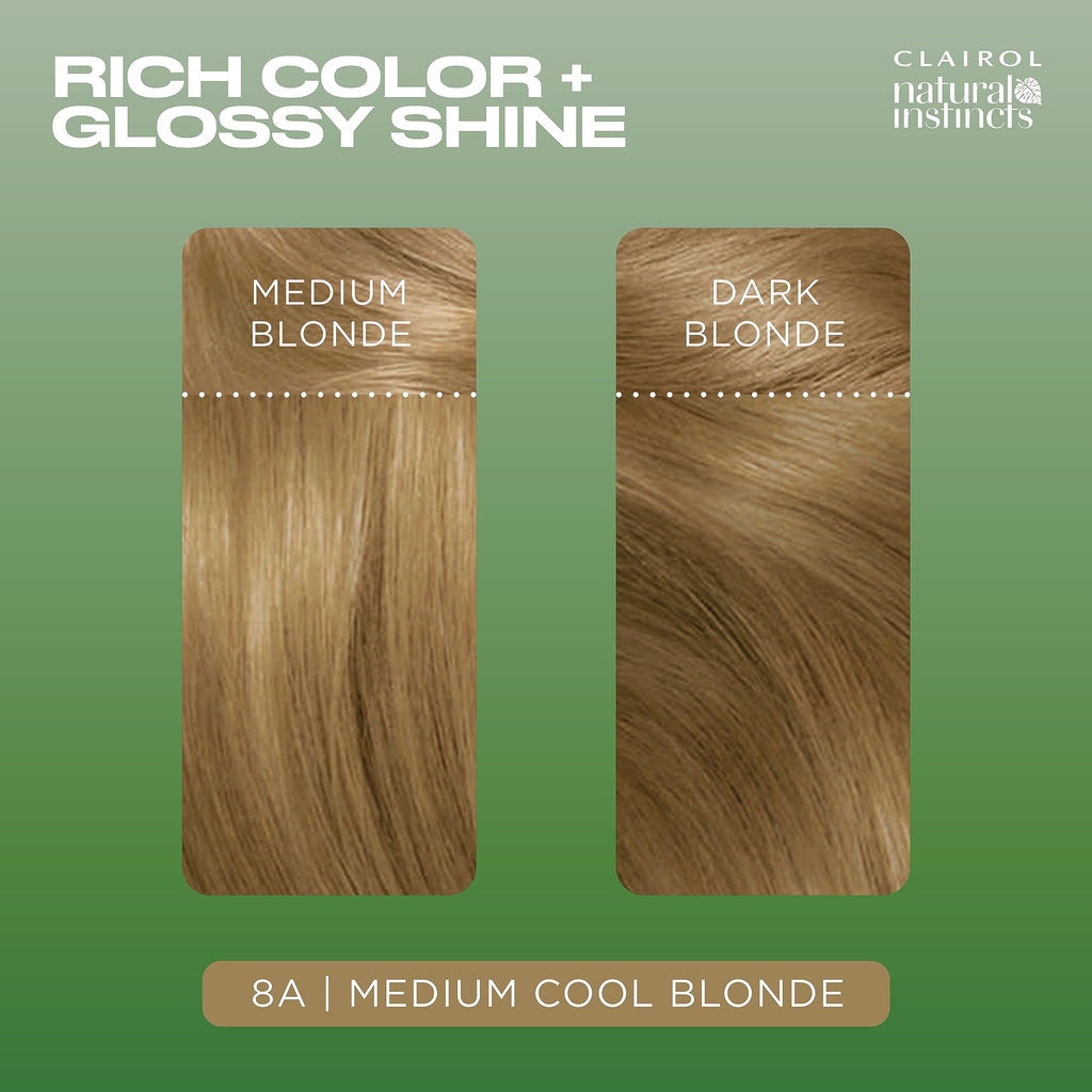 Clairol Natural Instincts Demi-Permanent Hair Dye, Healthy-Looking Blonde Hair Color with Zero Ammonia