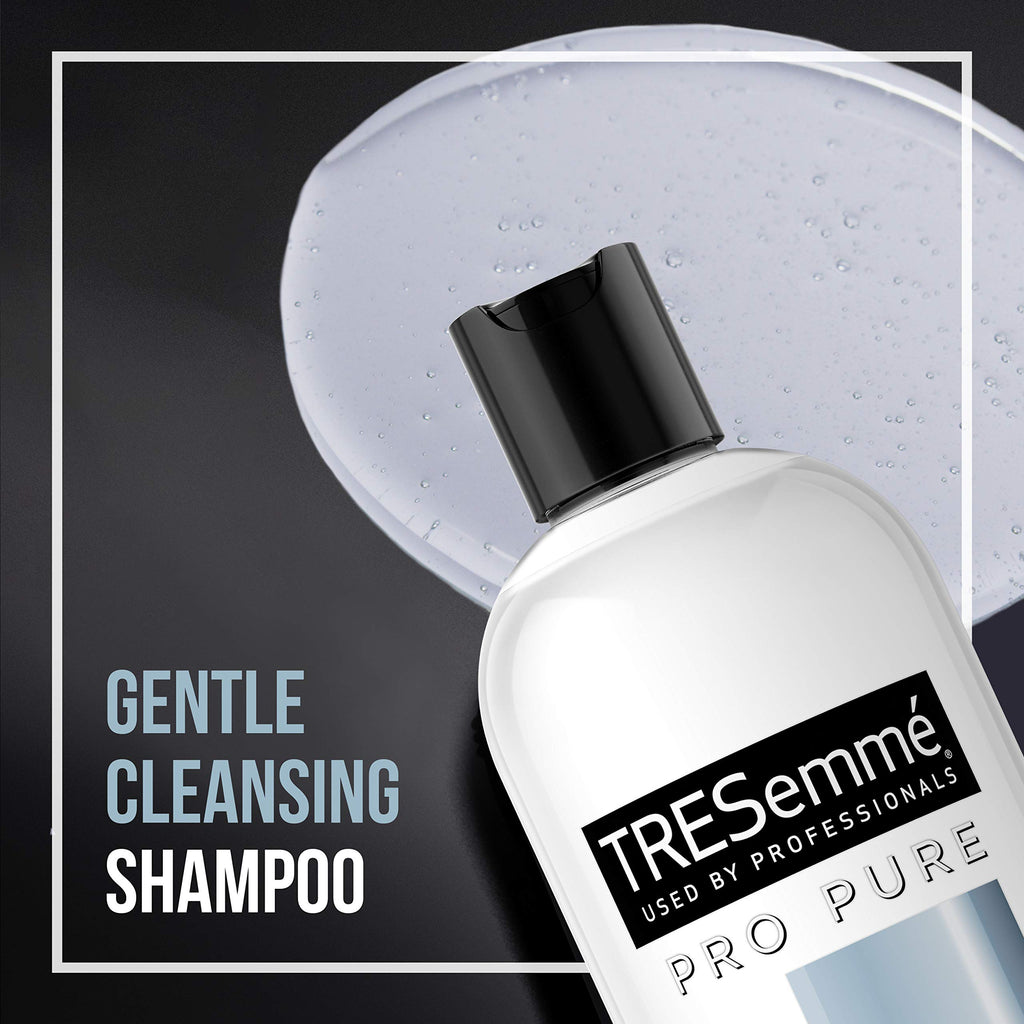 TRESemme Pro Pure Micellar Moisture Shampoo, Paraben and Dye Free, Daily Moisture for Dry, Dull Hair, Unisex, 16 fl oz