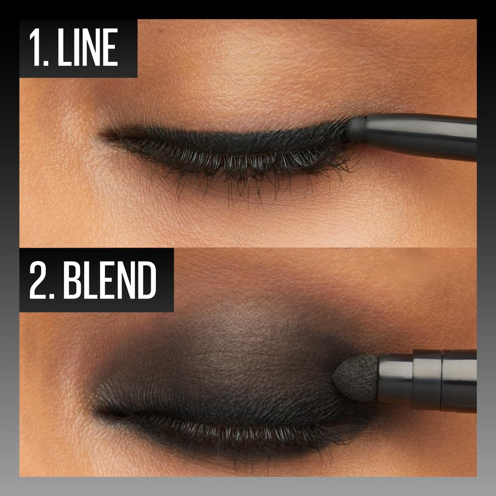 Maybelline TattooStudio Liquid Ink Liner Up To 36HR Wear, Sweat Resistant, Smudge Resistant, No Mess Removal, Longwear Liquid Eyeliner Makeup, Dark Henna Brown