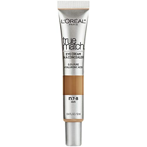 L'Oreal Paris True Match Eye Cream in a Concealer, 0.5% hyaluronic acid