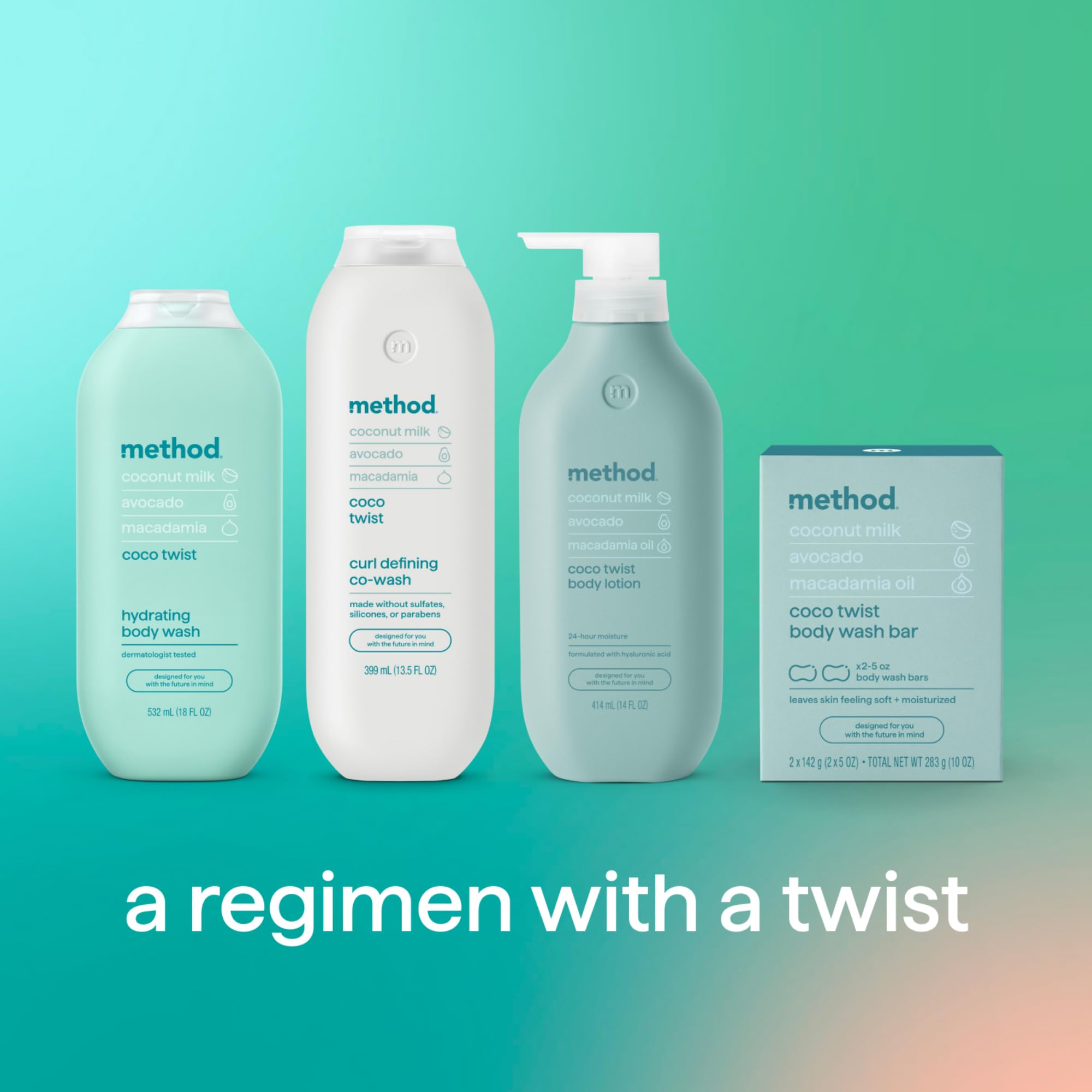 Method Volumizing Shampoo with Rose, Peony, and Pink Sea Salt Scent Notes, Paraben and Sulfate Free