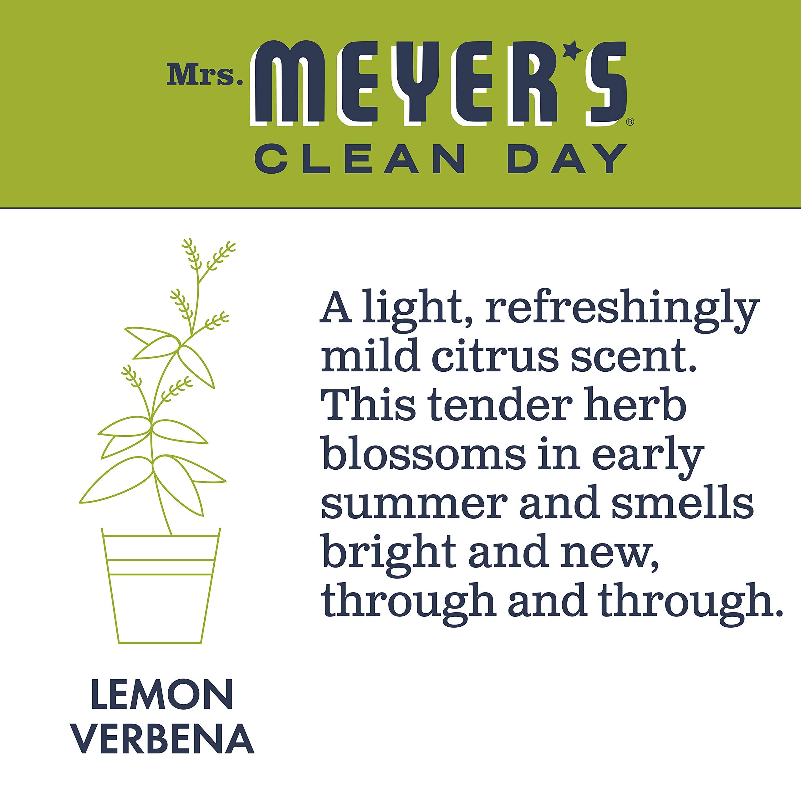 Mrs. Meyer's Clean Day Multi-Surface Concentrate Bottle, Lemon Verbena Scent, 32 Fl oz (Pack of 1)