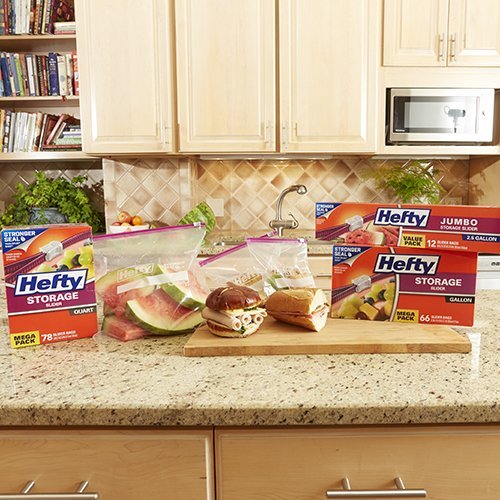 Hefty Slider Storage Bags (Quart, 20 Count)