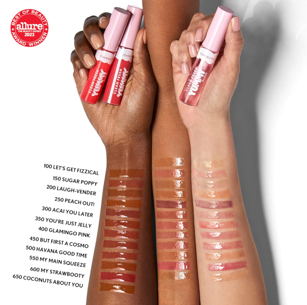 COVERGIRL Clean Fresh Yummy Gloss, Havana Good Time, Shelf Pack of 2