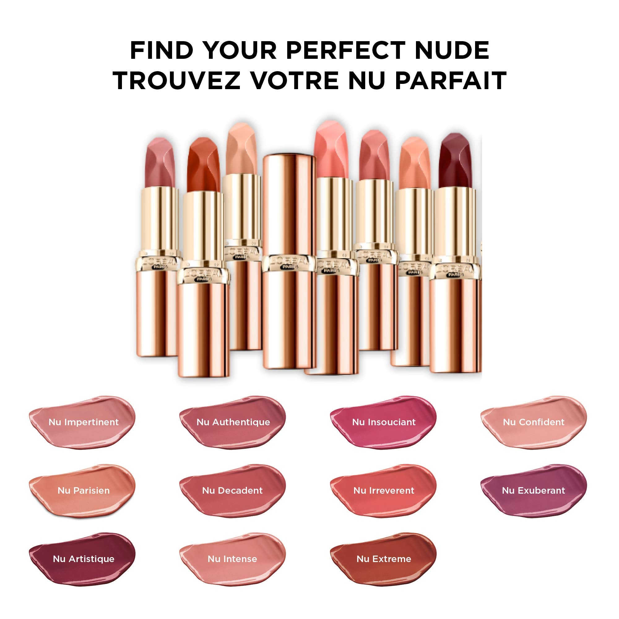 L’Oreal ParisColour Riche Nude Lipstick Nu Impertinent, 0.13 Ounce