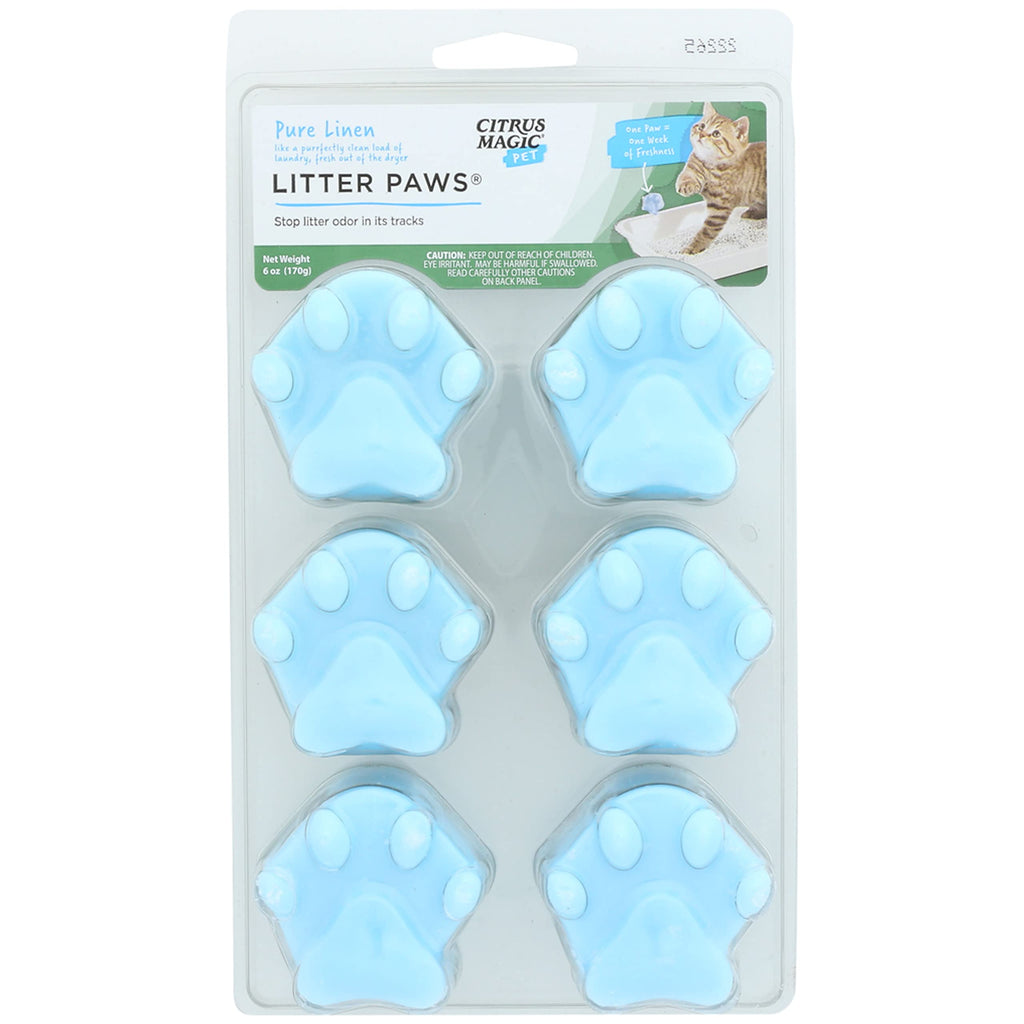Beaumont Products, Inc. Citrus Magic Pet Odor Control Paws for Litter Boxes