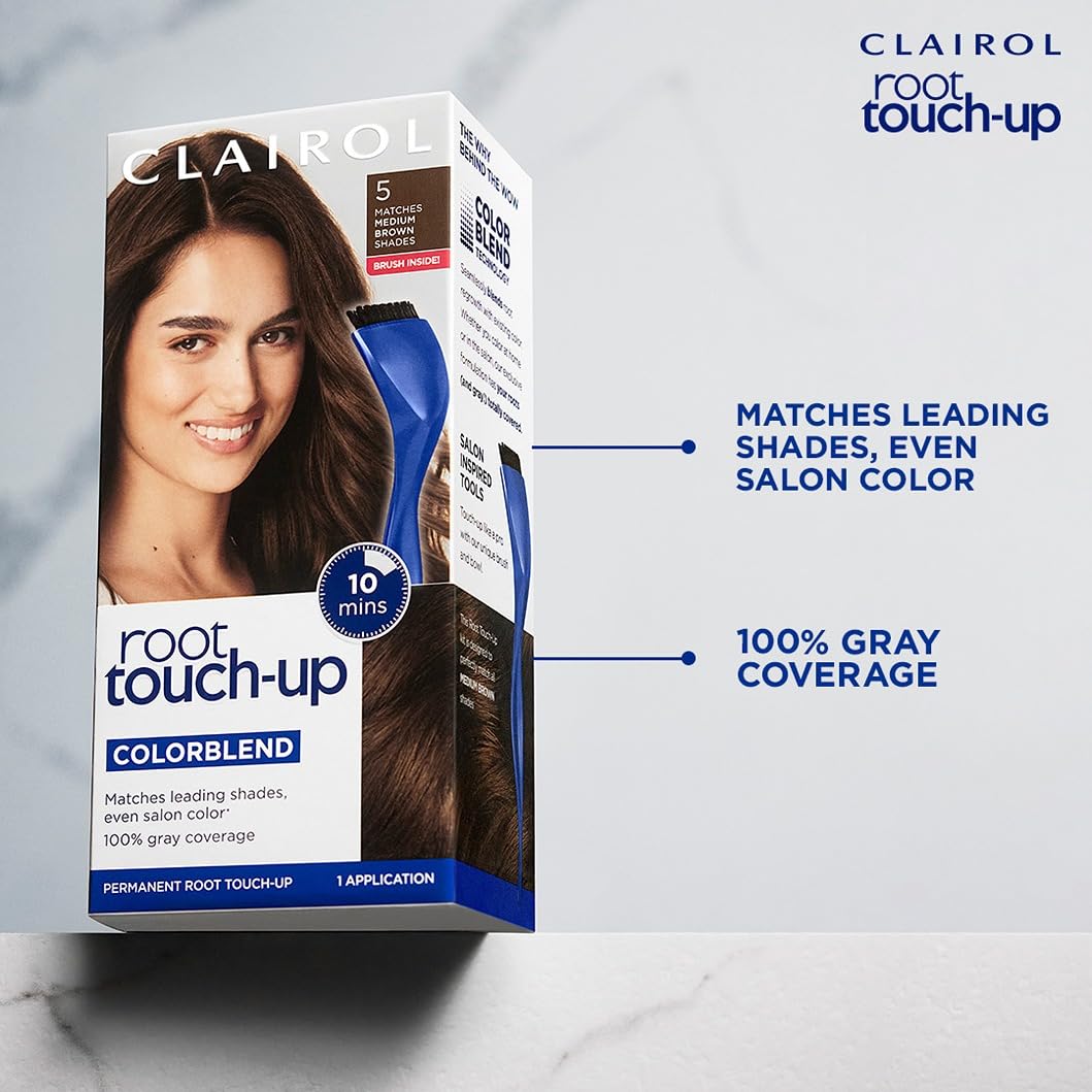 Clairol Root Touch-Up by Nice'n Easy Permanent Hair Dye for Blonde Hair Color with 100% Gray Coverage
