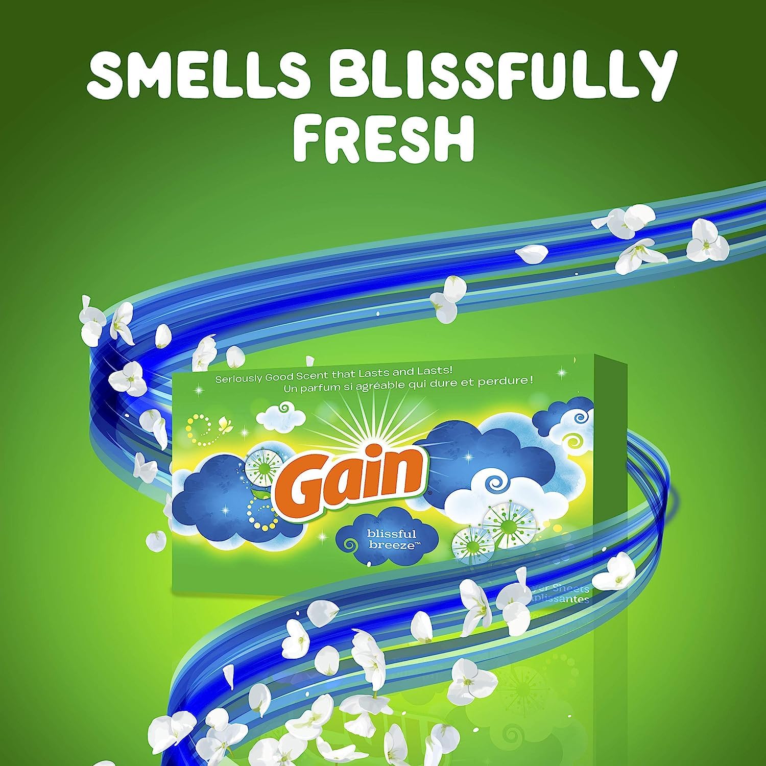 Gain Dryer Sheets Laundry Fabric Softener 1