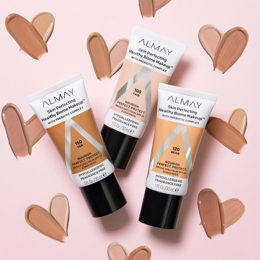 Almay Skin Perfecting Healthy Biome Makeup, 110 Light, 1.0 fluid_ounces